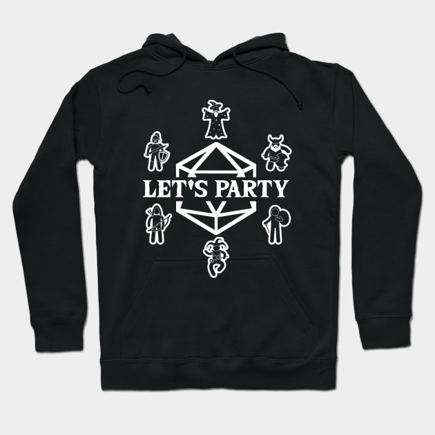 Let's Party Hoodie by NerdWordApparel